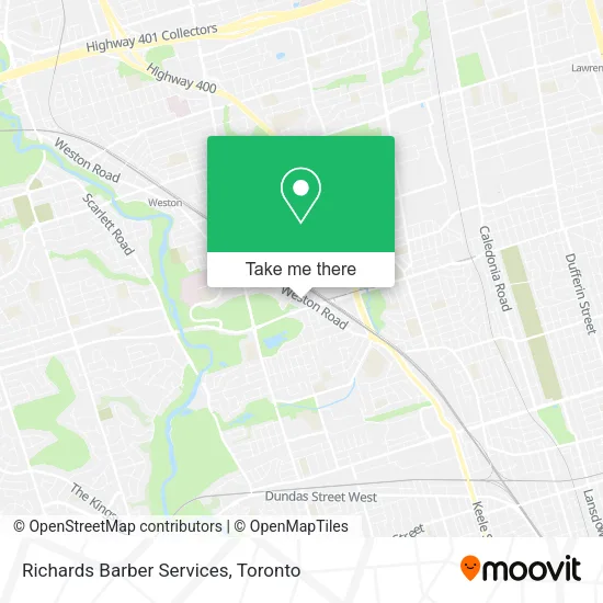 Richards Barber Services map