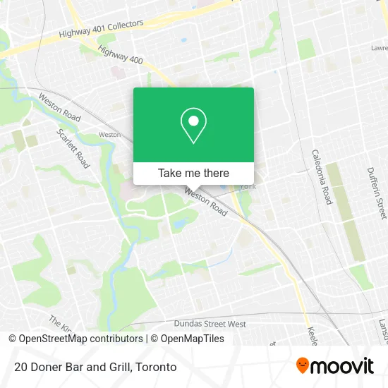 20 Doner Bar and Grill map