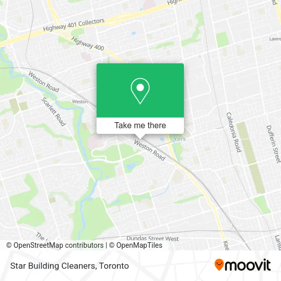 Star Building Cleaners map