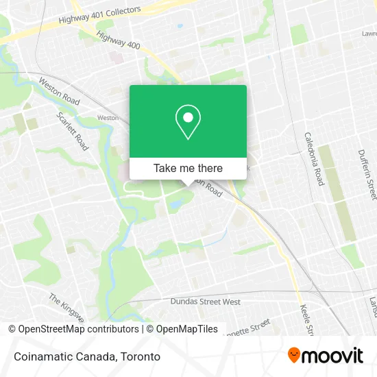 Coinamatic Canada map