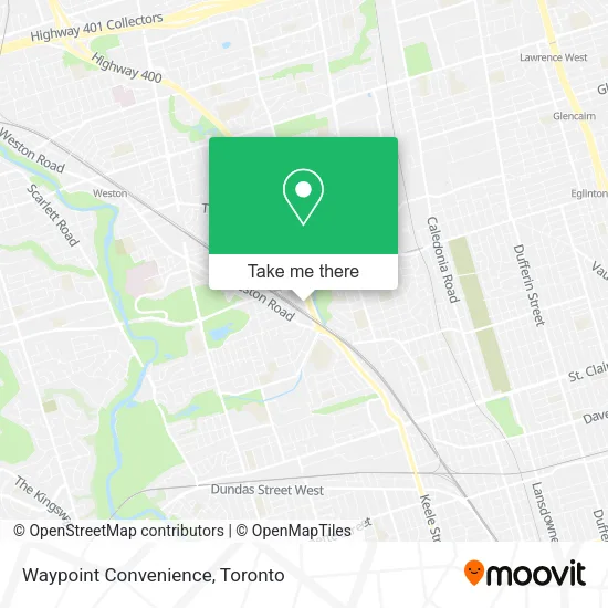 Waypoint Convenience map