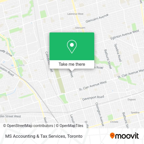 MS Accounting & Tax Services map