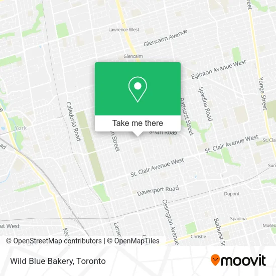 Wild Blue Bakery map
