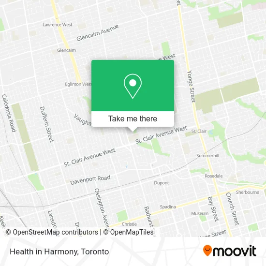 Health in Harmony map