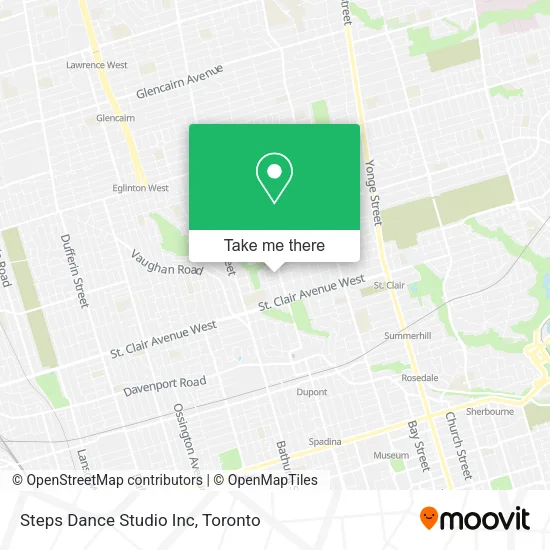 Steps Dance Studio Inc map