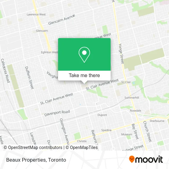 Beaux Properties map