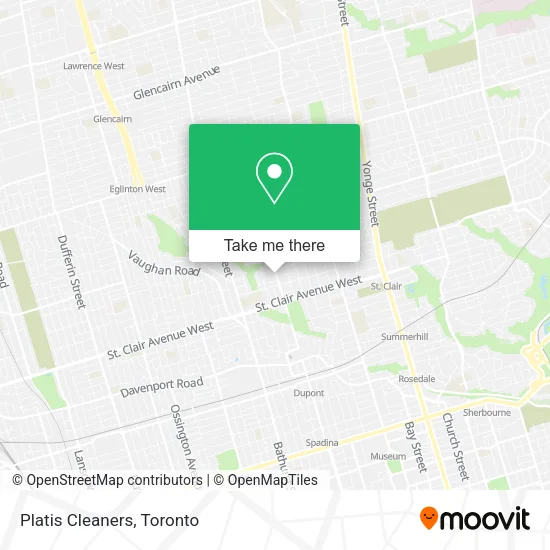 Platis Cleaners map
