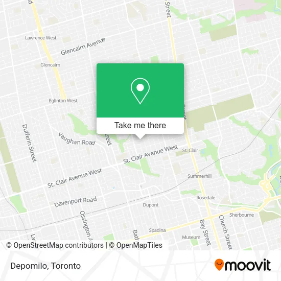 Depomilo map