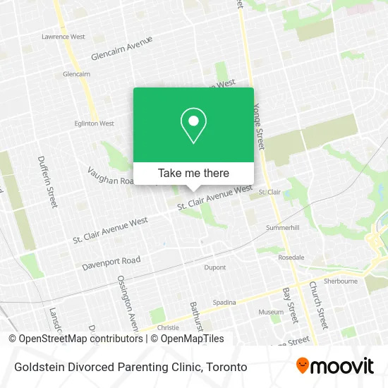 Goldstein Divorced Parenting Clinic map