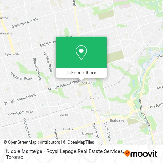 Nicole Manteiga - Royal Lepage Real Estate Services map