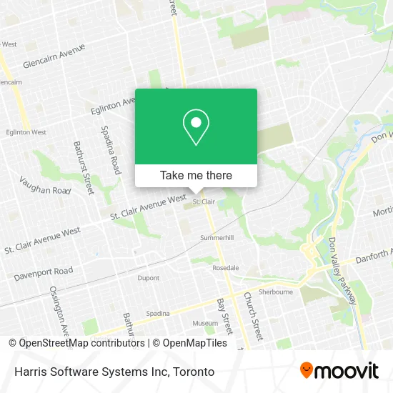 Harris Software Systems Inc map