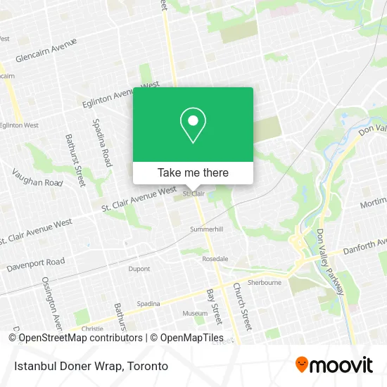 Istanbul Doner Wrap map