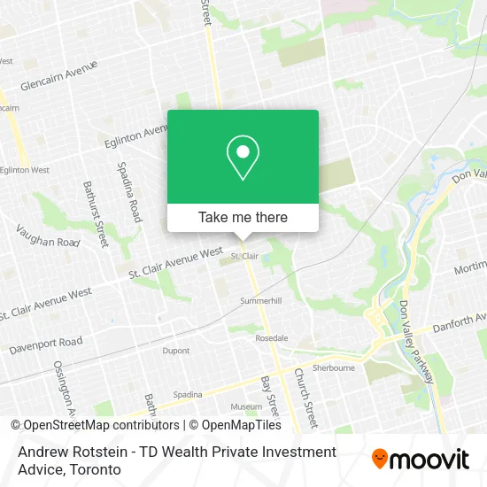 Andrew Rotstein - TD Wealth Private Investment Advice map