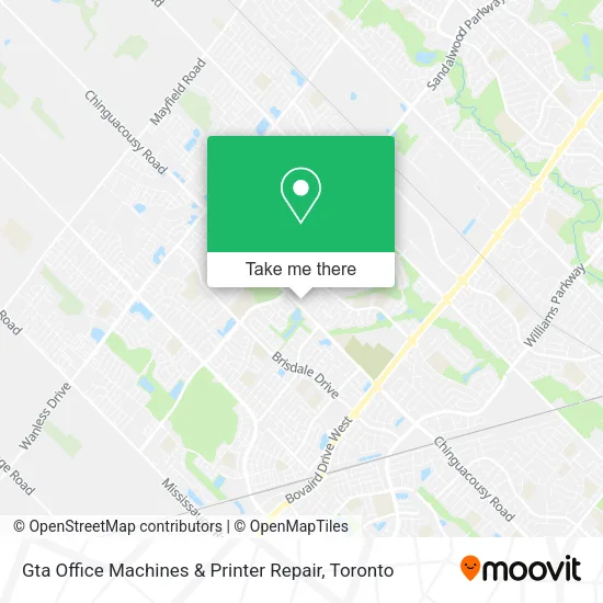 Gta Office Machines & Printer Repair map