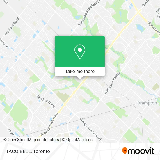TACO BELL map