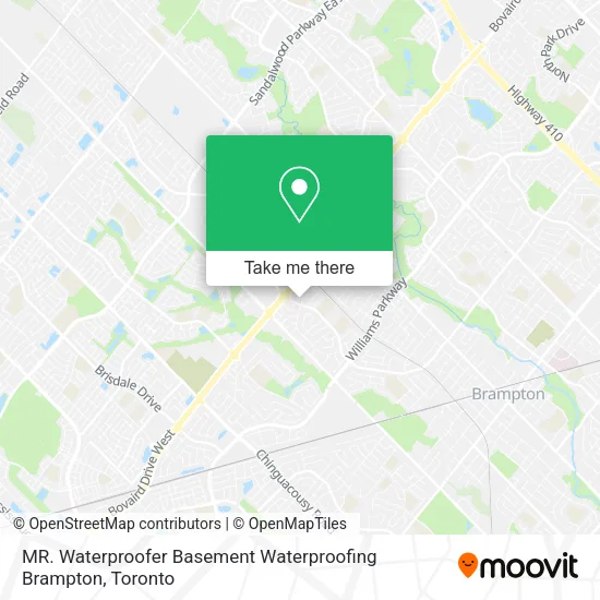 MR. Waterproofer Basement Waterproofing Brampton map
