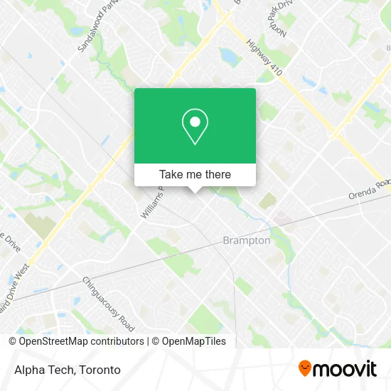 Alpha Tech map