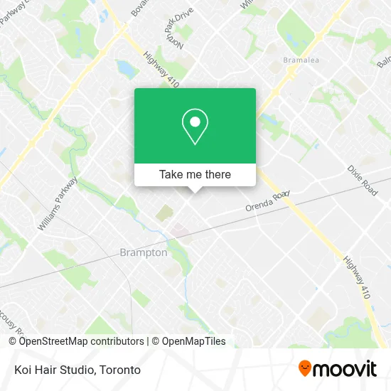 Koi Hair Studio map