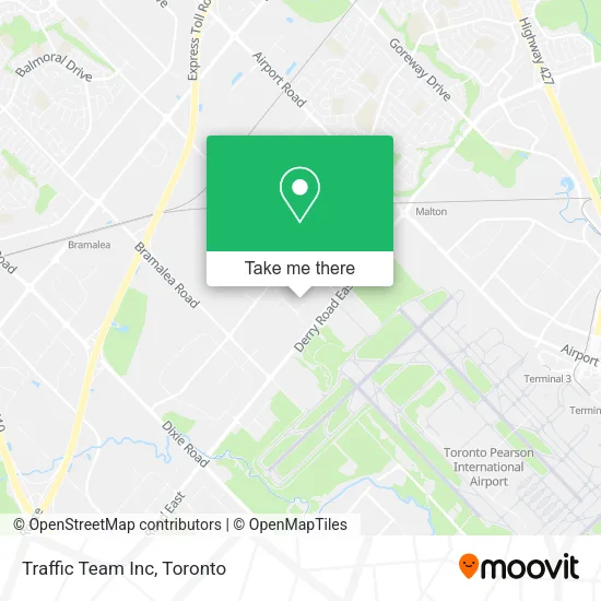 Traffic Team Inc map