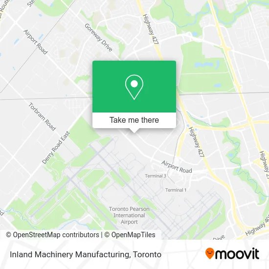 Inland Machinery Manufacturing map