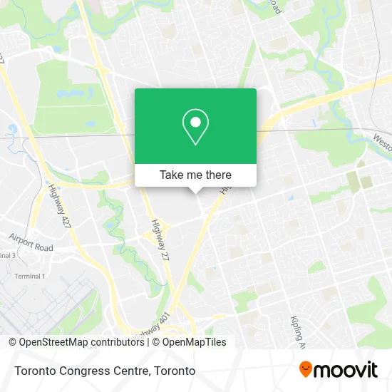 Toronto Congress Centre map