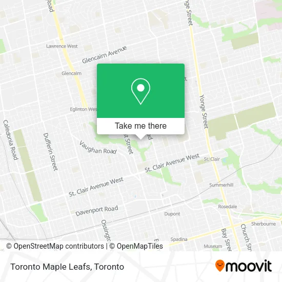 Toronto Maple Leafs map