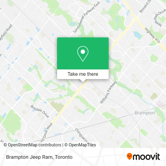 Brampton Jeep Ram map