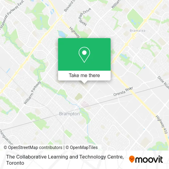 The Collaborative Learning and Technology Centre map