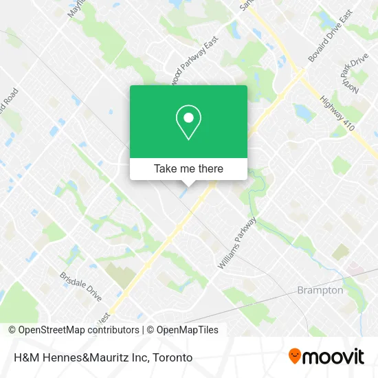 H&M Hennes&Mauritz Inc map