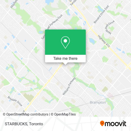 STARBUCKS map
