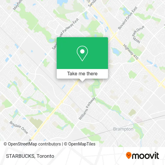 STARBUCKS map
