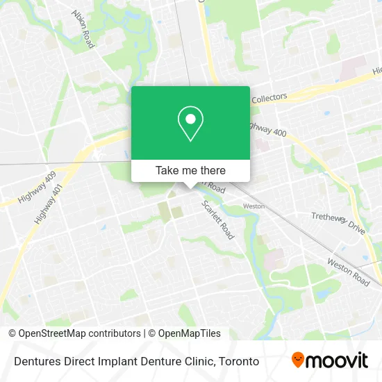 Dentures Direct Implant Denture Clinic map