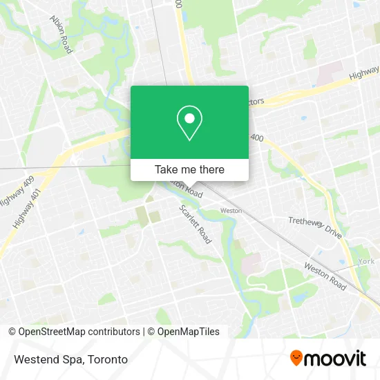 Westend Spa map