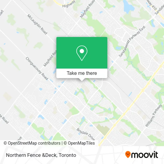 Northern Fence &Deck map
