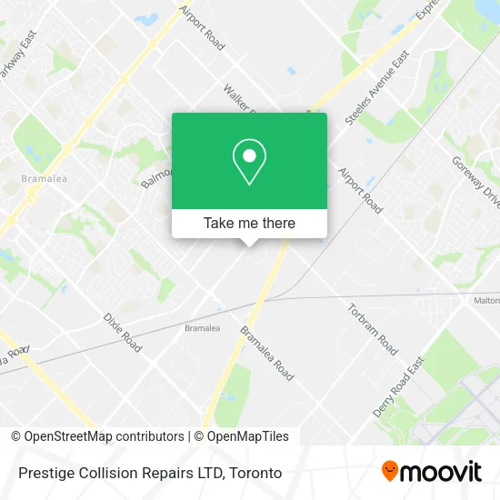 Prestige Collision Repairs LTD map