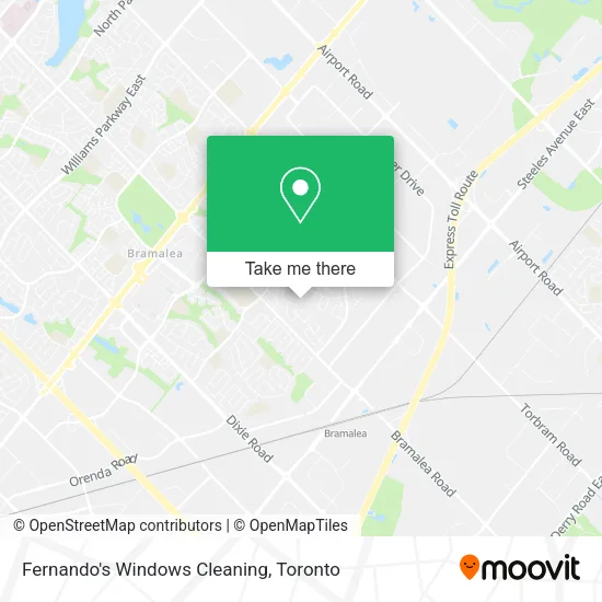 Fernando's Windows Cleaning map