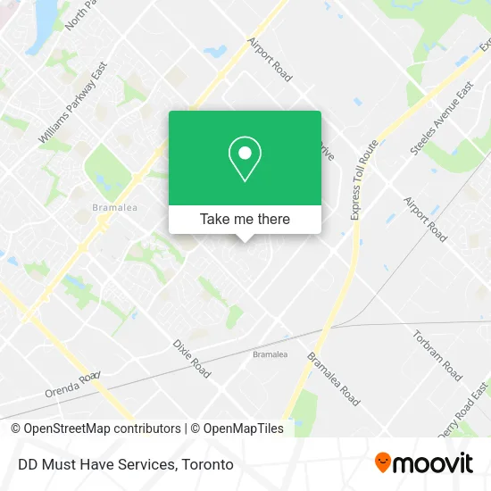 DD Must Have Services map