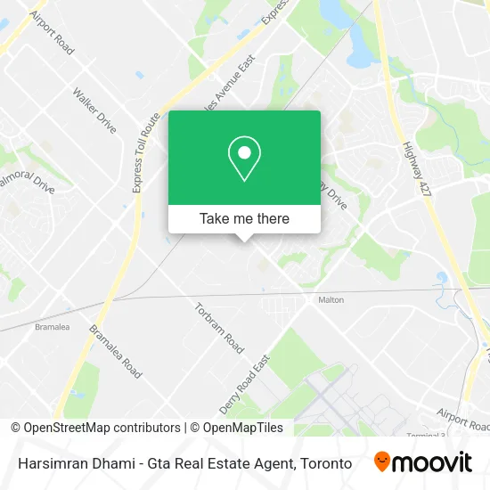 Harsimran Dhami - Gta Real Estate Agent map