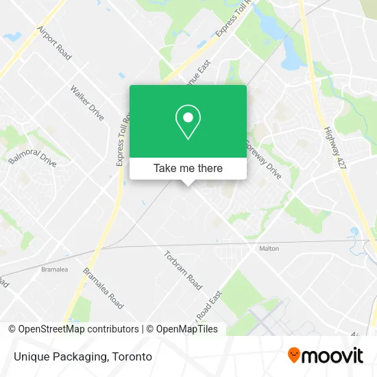 Unique Packaging map
