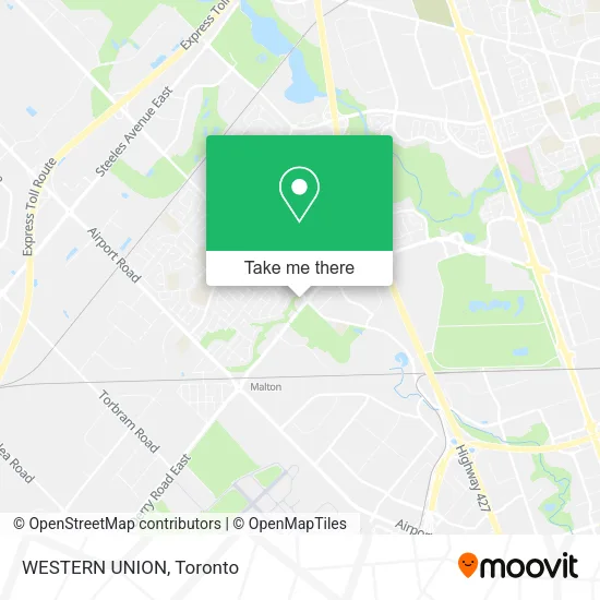 WESTERN UNION map
