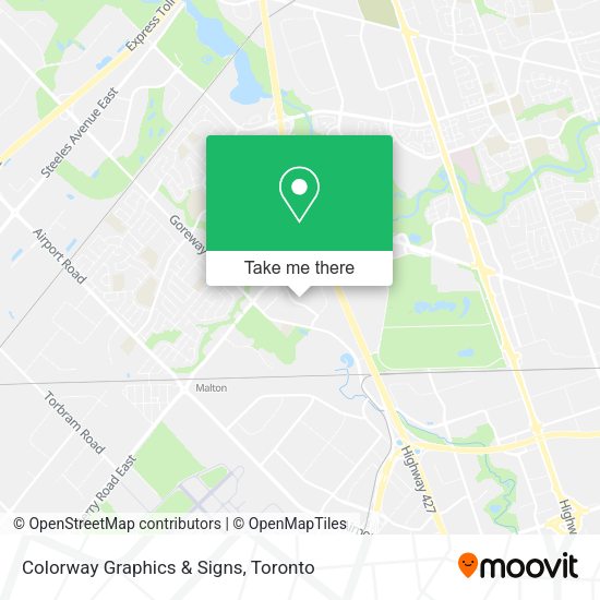 Colorway Graphics & Signs map
