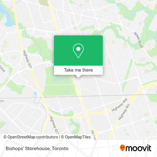 Bishops' Storehouse map