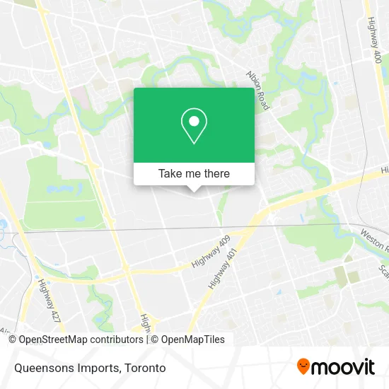 Queensons Imports map
