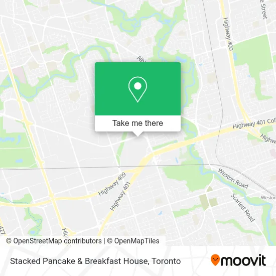 Stacked Pancake & Breakfast House map