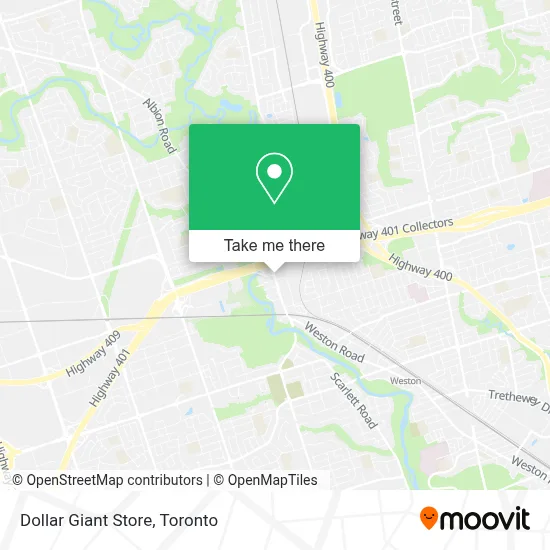 Dollar Giant Store map