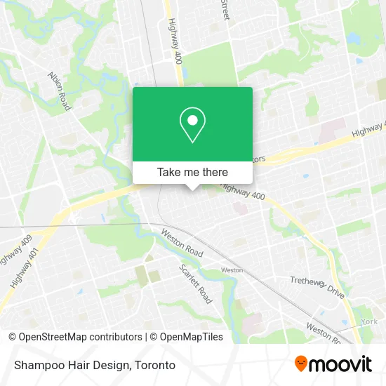 Shampoo Hair Design map