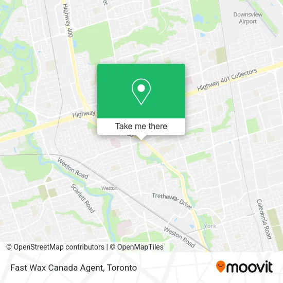 Fast Wax Canada Agent map