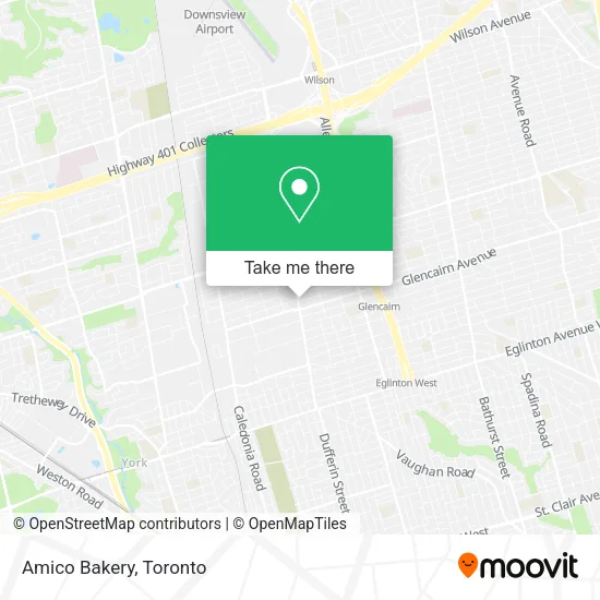Amico Bakery plan