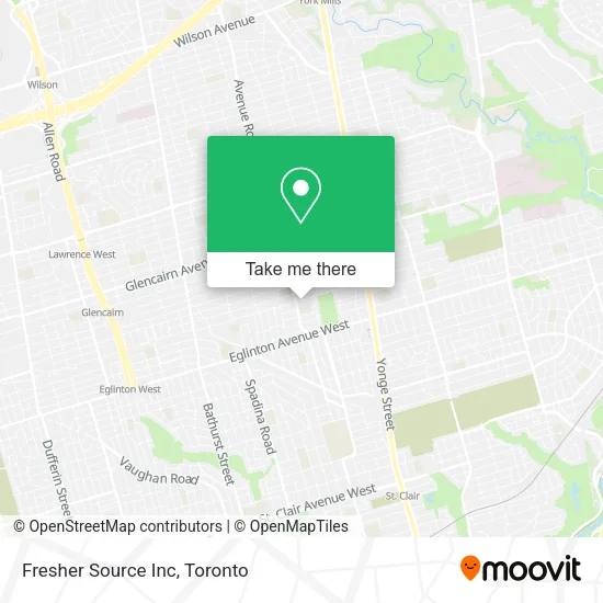 Fresher Source Inc map