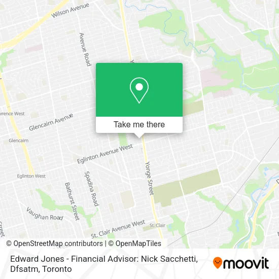 Edward Jones - Financial Advisor: Nick Sacchetti, Dfsatm map